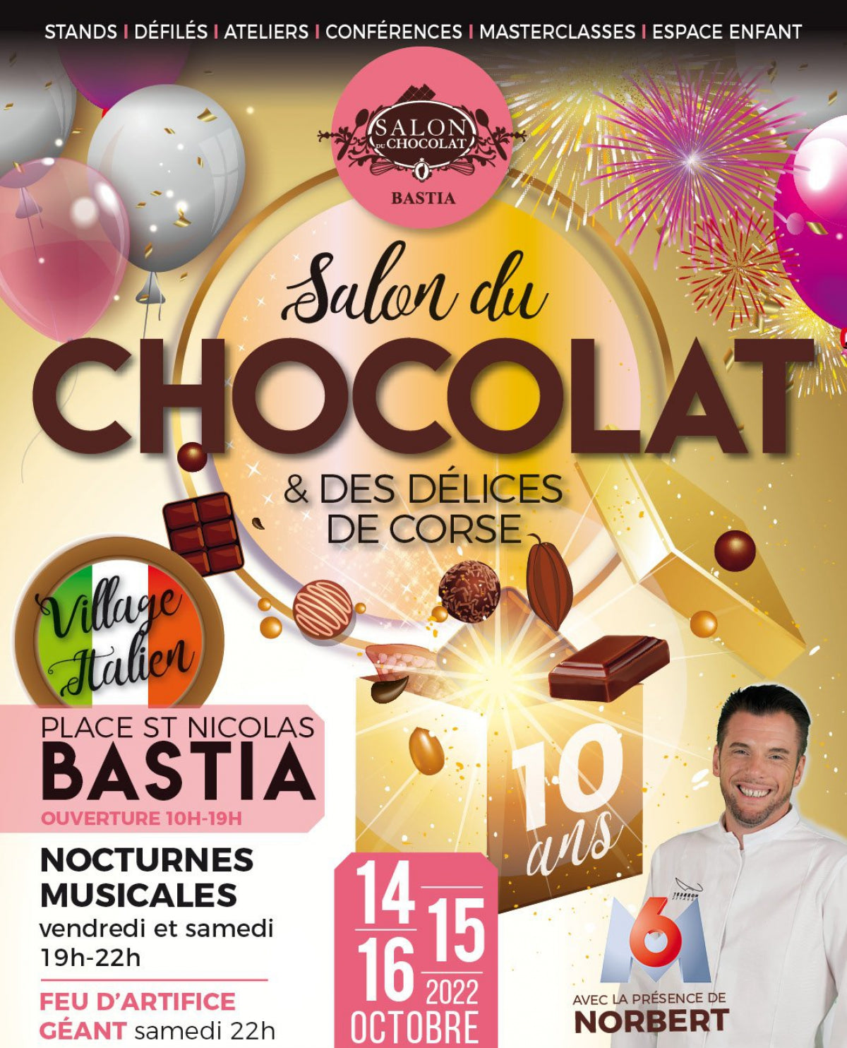 Bracconi et Bobrun vous donnent rendez-vous au Salon du Chocolat à Bastia !