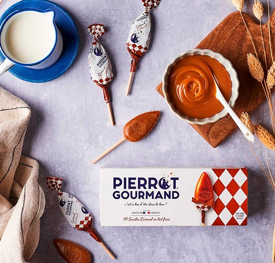 10 sucettes au caramel au lait | Pierrot Gourmand