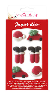 Décorations sucrées Père Noël (x6) | Scrapcooking