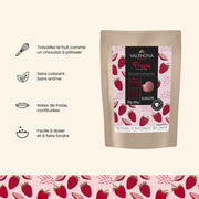 Fèves Inspiration Fraise 250g | Valrhona