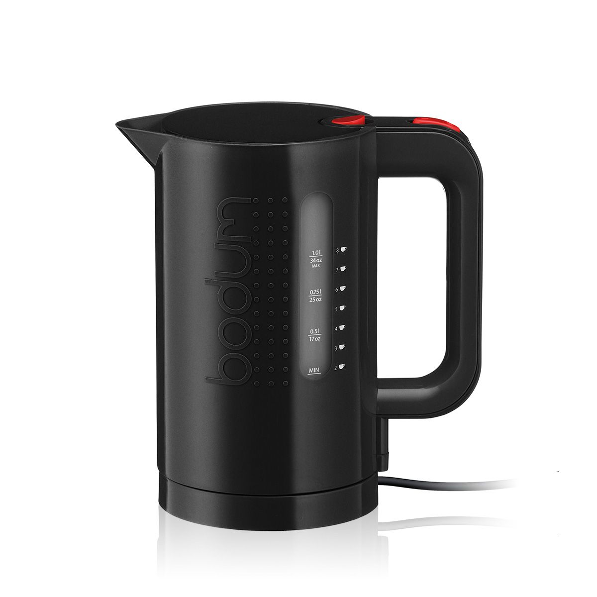 Bouilloire électrique 1L Bistro Noire | Bodum - vue 1