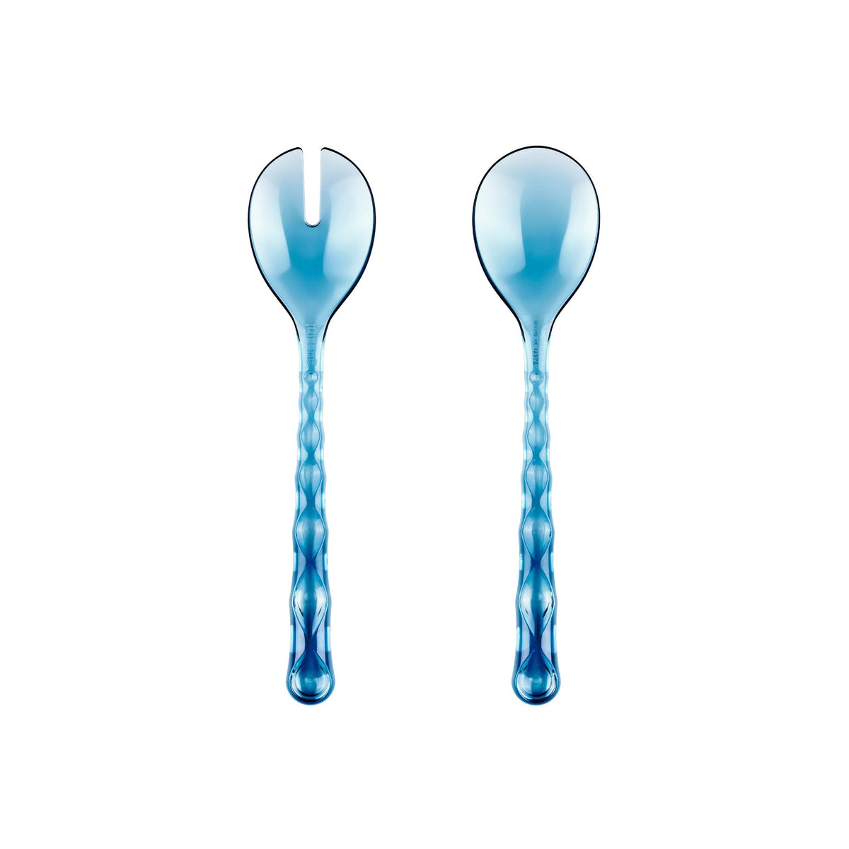 Couverts à salade Vanity bleu ciel | Guzzini