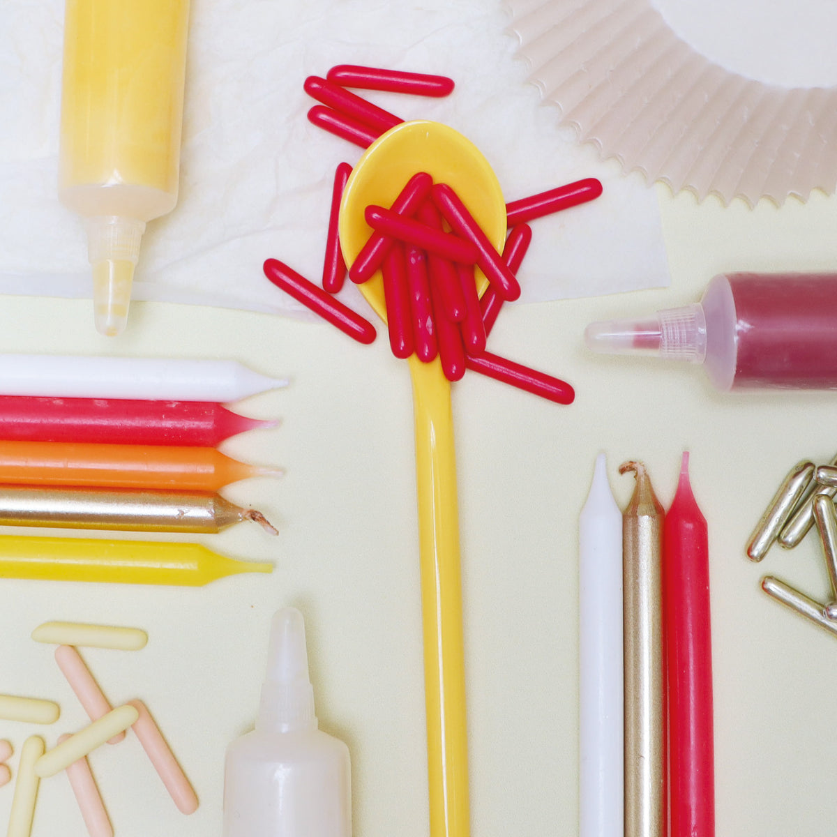 Décors sucrés bâtonnets Sunset Rods Mix | Scrapcooking