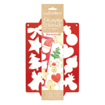 Plaque découpoir multi Noël | Scrapcooking