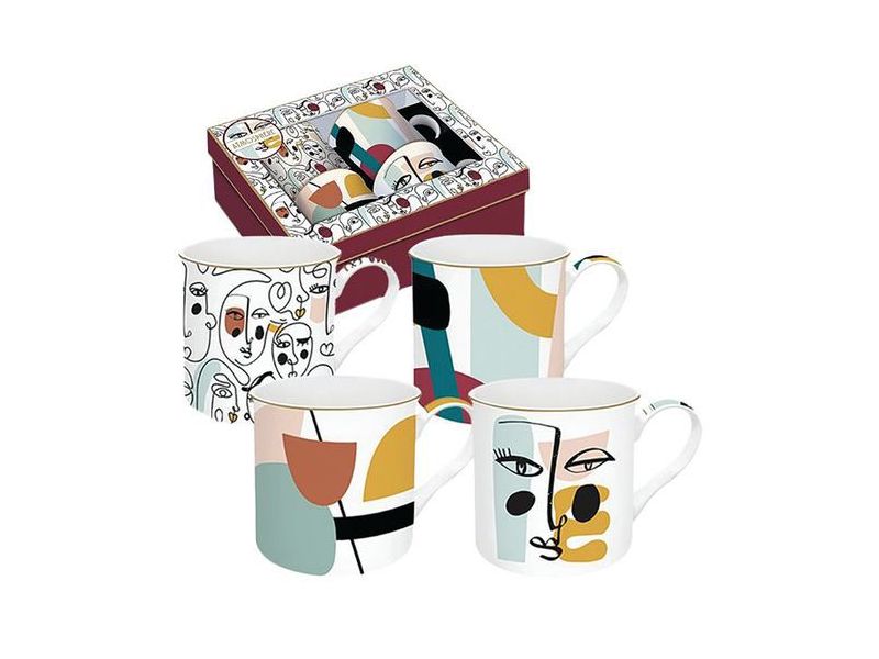 Coffret de 4 mugs empilables 275ml | Easy Life