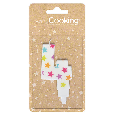 Bougie d'anniversaire décorative pour gâteau | Scrapcooking