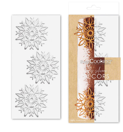 Tapis silicone décors Flocon | Scrapcooking