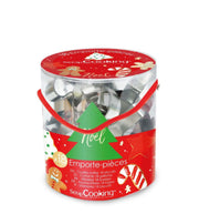 Seau 18 emporte-pièces Noël | Scrapcooking
