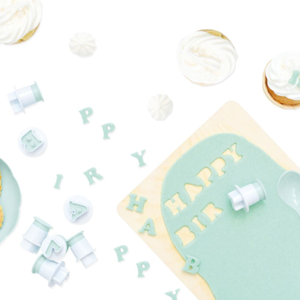 Set 36 découpoirs éjecteurs alphabet | Scrapcooking