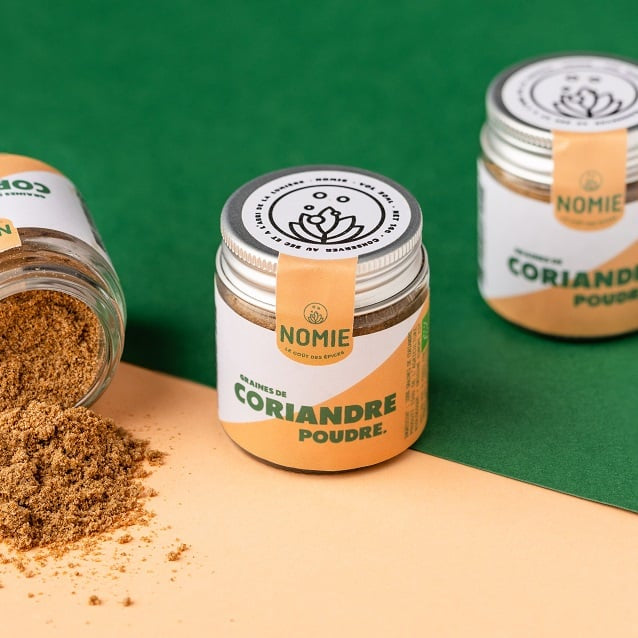 Graines de coriandre bio petit pot 30ml | Nomie