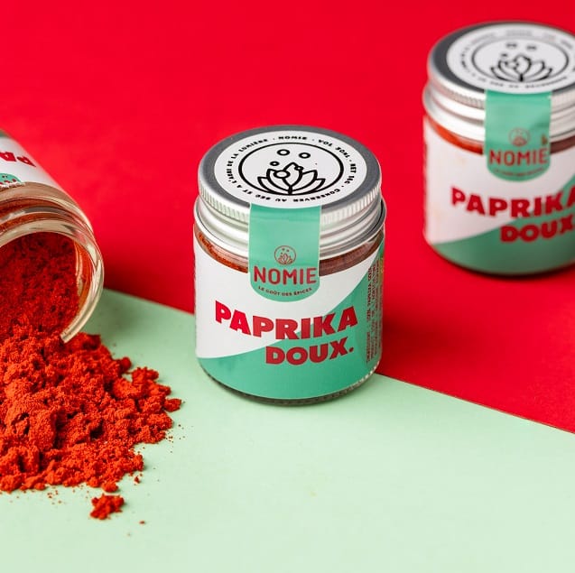 Paprika doux en poudre bio 30ml | Nomie