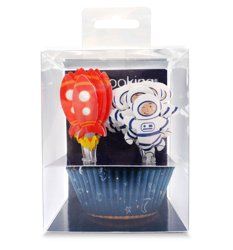 Kit caissettes et toppers Espace | Scrapcooking