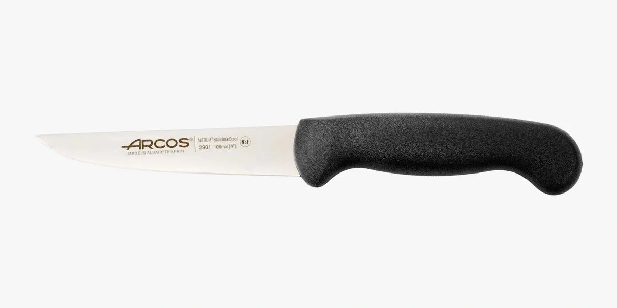 Couteau à légumes 10 cm Série 2900 noir | Arcos