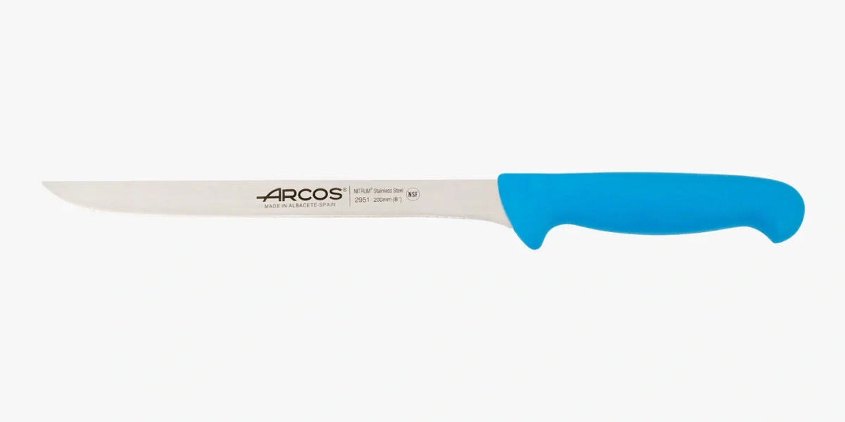 Couteau à fileter la sole 200mm bleu | ARCOS