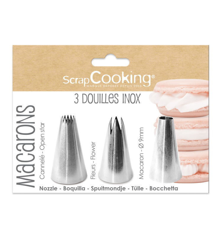 3 douilles macarons | Scrapcooking