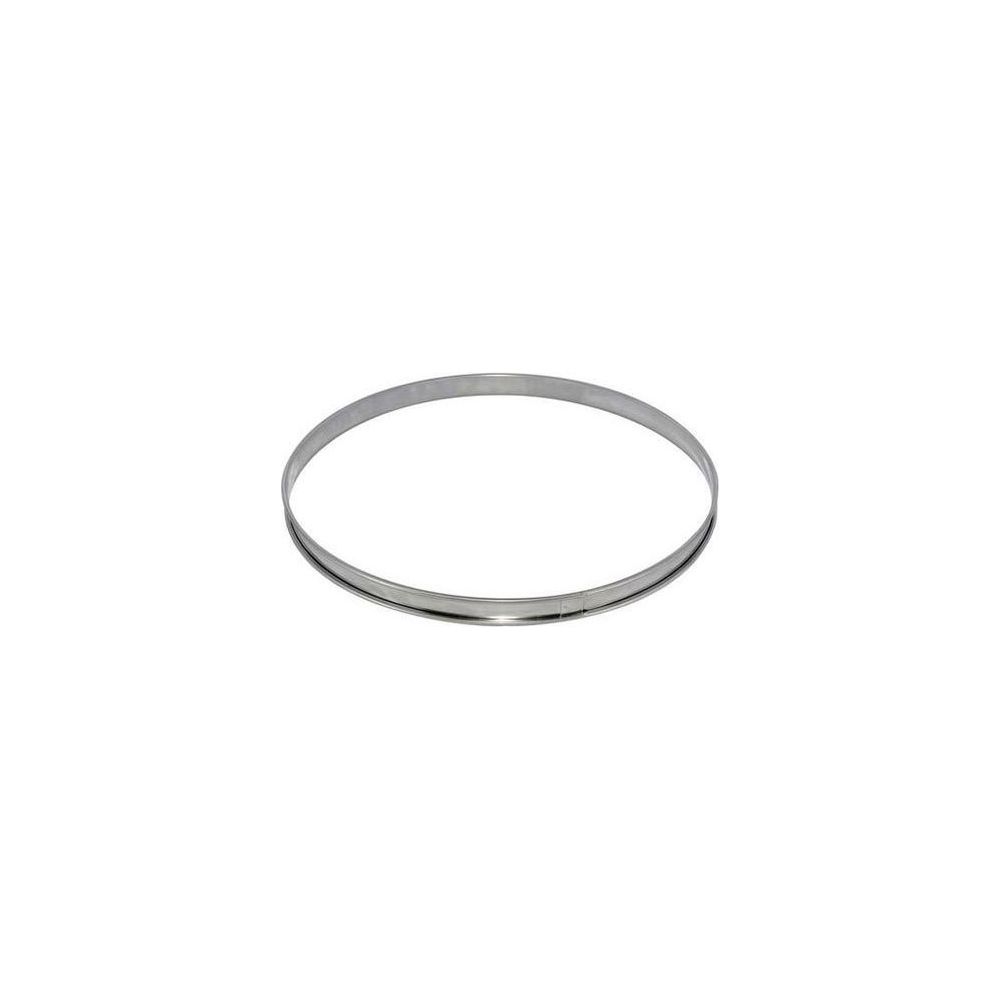 Cercle à tarte inox 32cm hauteur 2cm | De Buyer