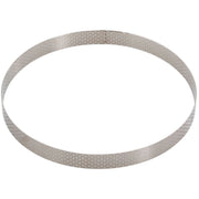 Cercle à tarte perforé inox 24.5cm | De Buyer