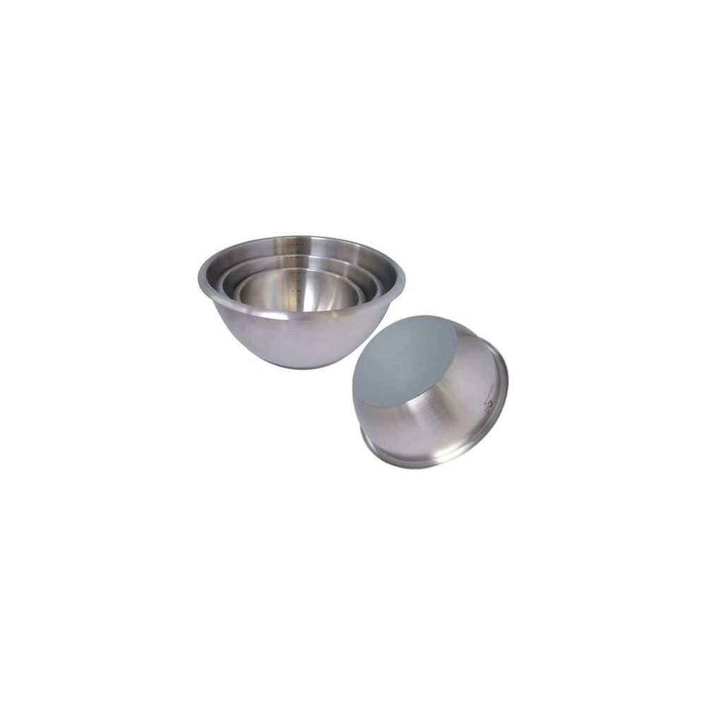 Bassine inox fond silicone 30cm | De Buyer