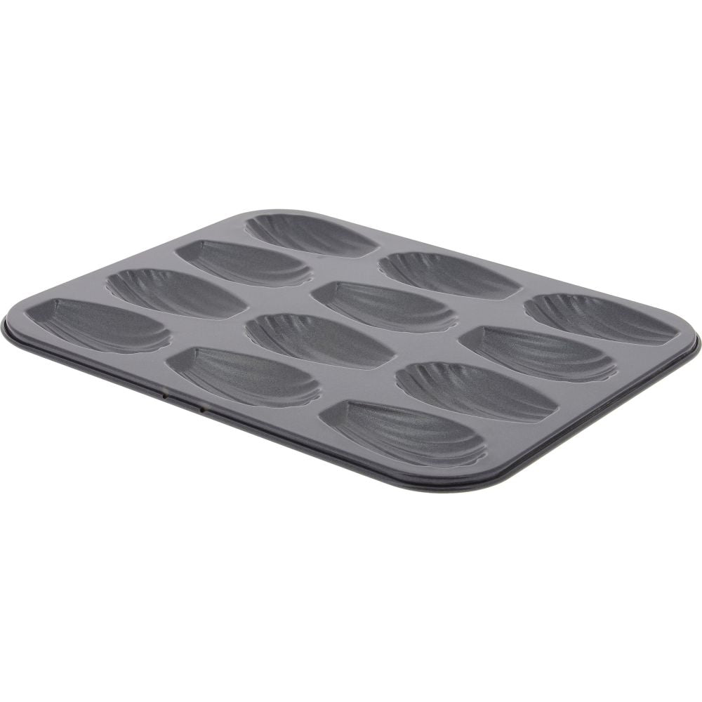 Plaque à 12 madeleines Mineral B 20x26cm | De Buyer