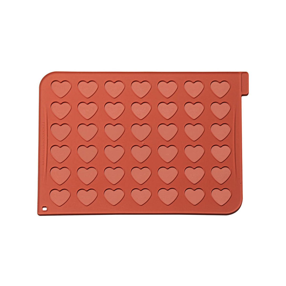 Tapis silicone macarons cœurs 38x35mm | Silikomart