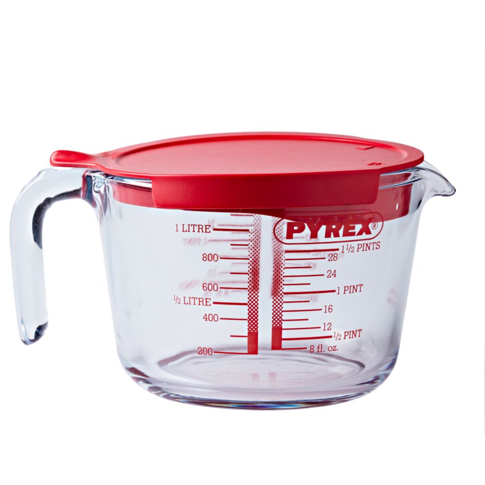 Broc mesureur 1 L avec couvercle Classic | Pyrex