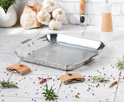 Gril inox carré 30 cm Castel Pro | Cristel
