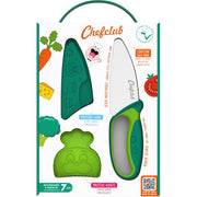 Couteau Chefclub Kids vert pour enfants | Chefclub