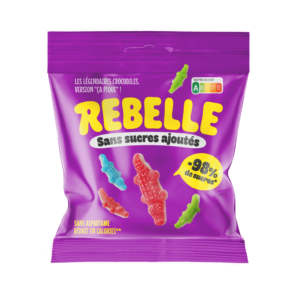 Bonbons crocodiles acidulés bio 100 g | Rebelle