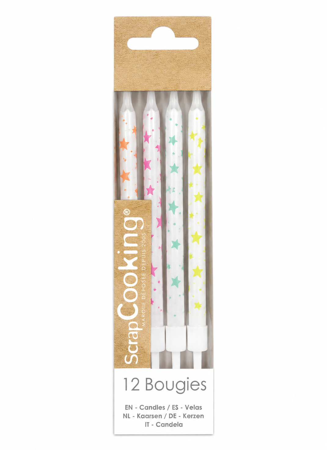Lot de 12 bougies magiques scintillantes | Scrapcooking