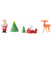 Kit 4 accessoires festifs de Noël pour gâteau | SCRAPCOOKING