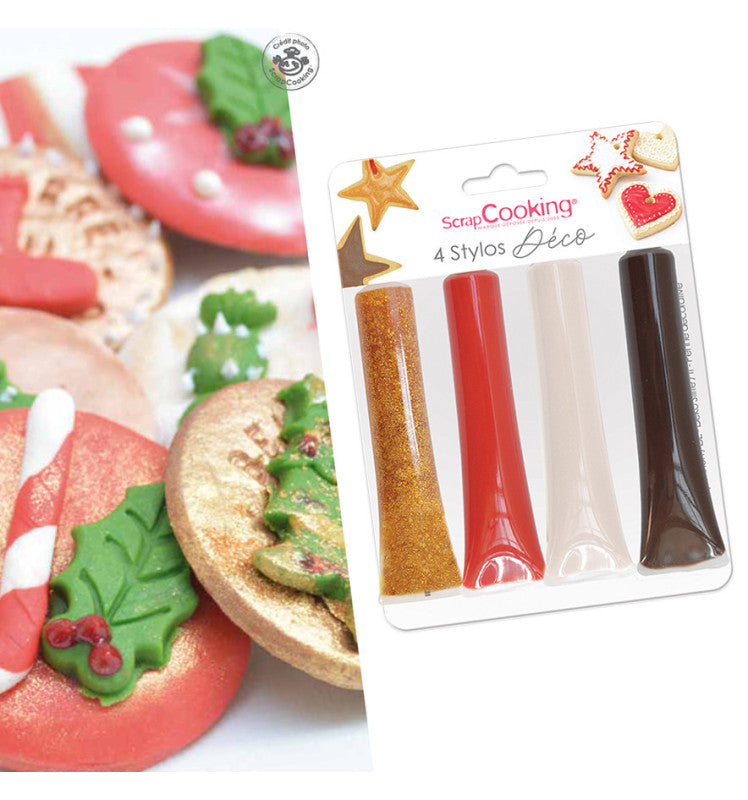 Stylo alimentaire x4 | Scrapcooking - Vue 2