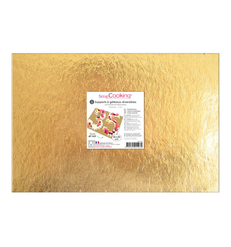 Supports gâteaux réversibles x5 | Scrapcooking - Vue 2