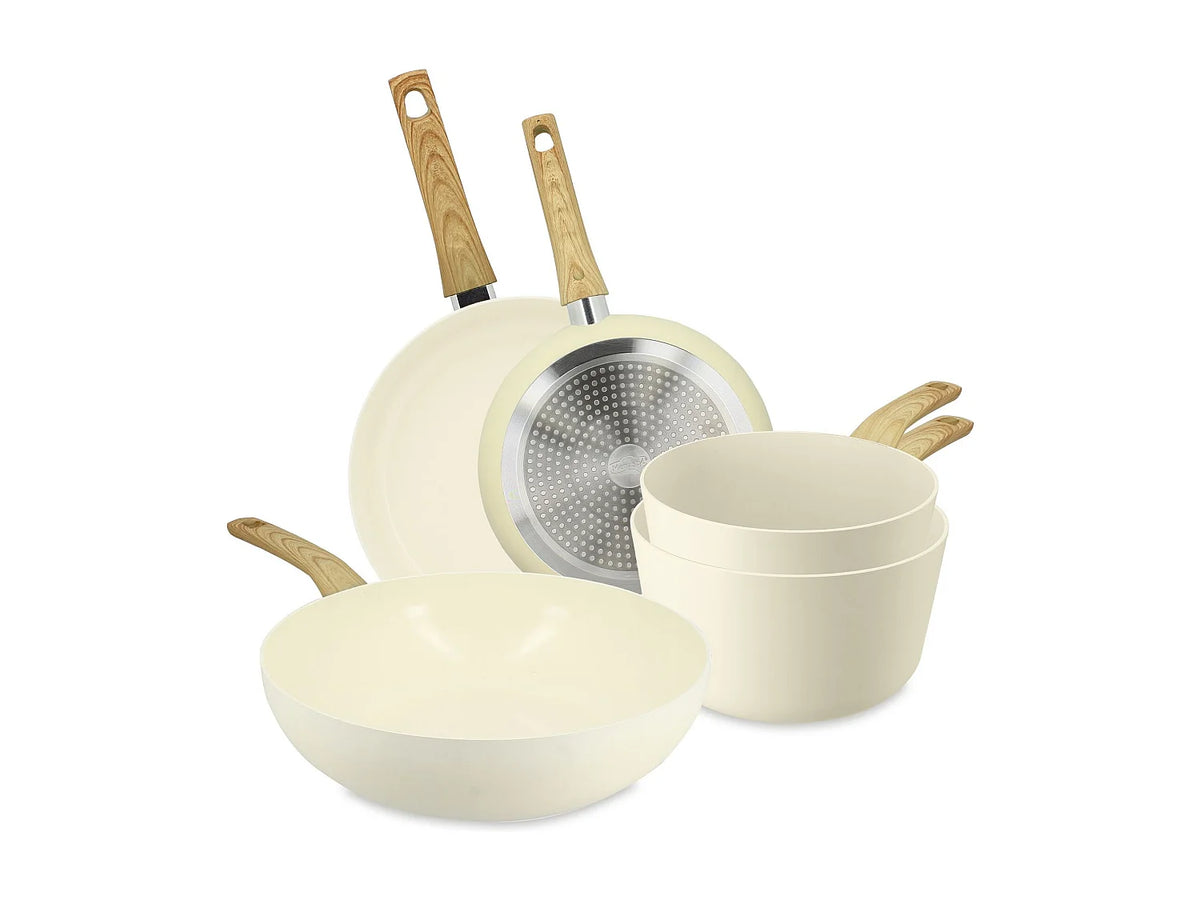 Set 5 pièces Colorama crème | Ménastyl