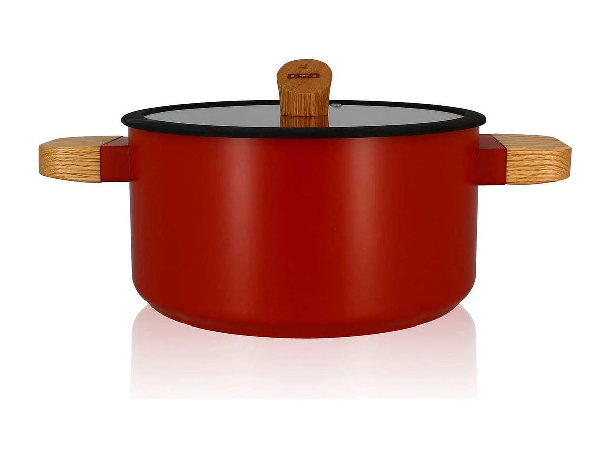 Faitout 24 cm paprika Ector | Ogoliving