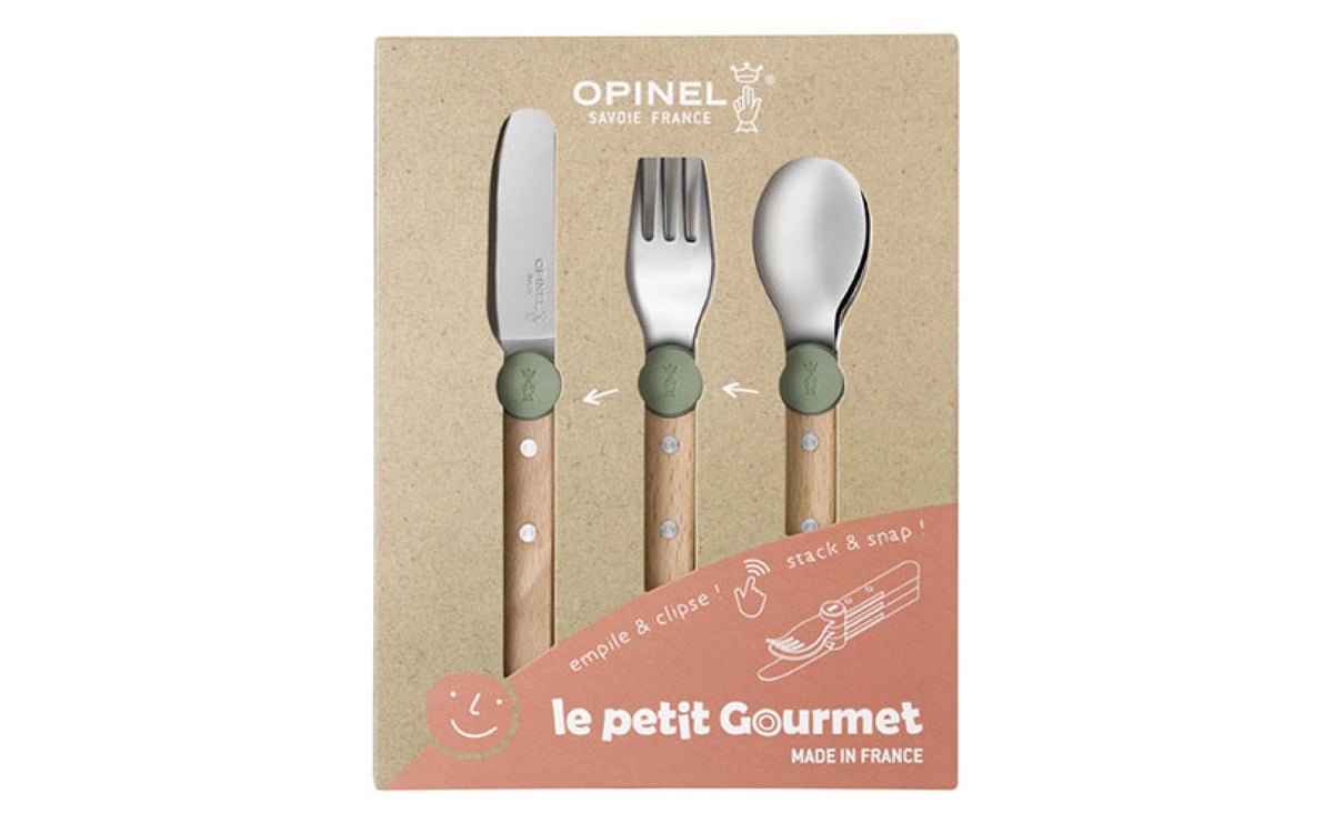 Coffret Le Petit Gourmet Vert Olive | Opinel
