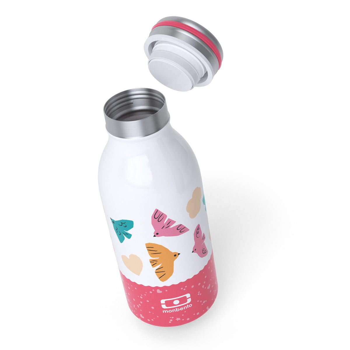 Bouteille isotherme Rose Birds | Monbento