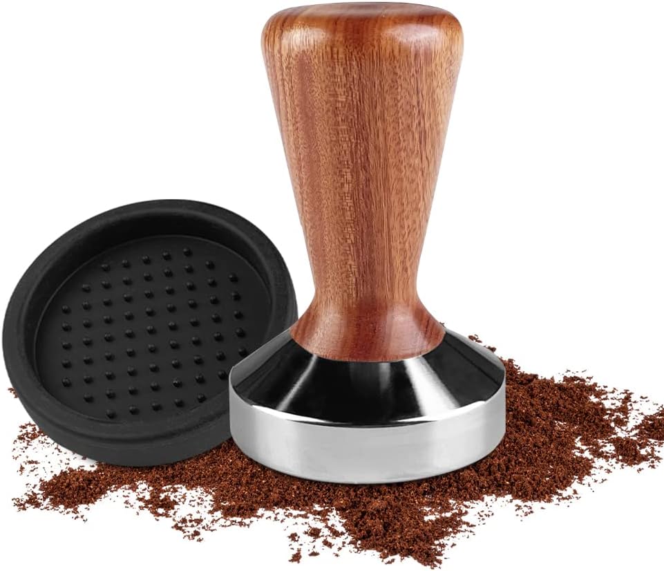 Tamper à café 57.3mm bois | MAXI COFFEE