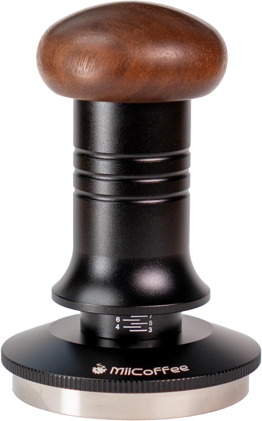 Tamper 58.6mm Haute Précision Bois Noir | MAXI COFFEE