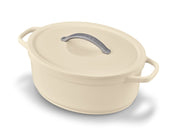 Cocotte ovale Plume Beige 31cm 6L | BEKA