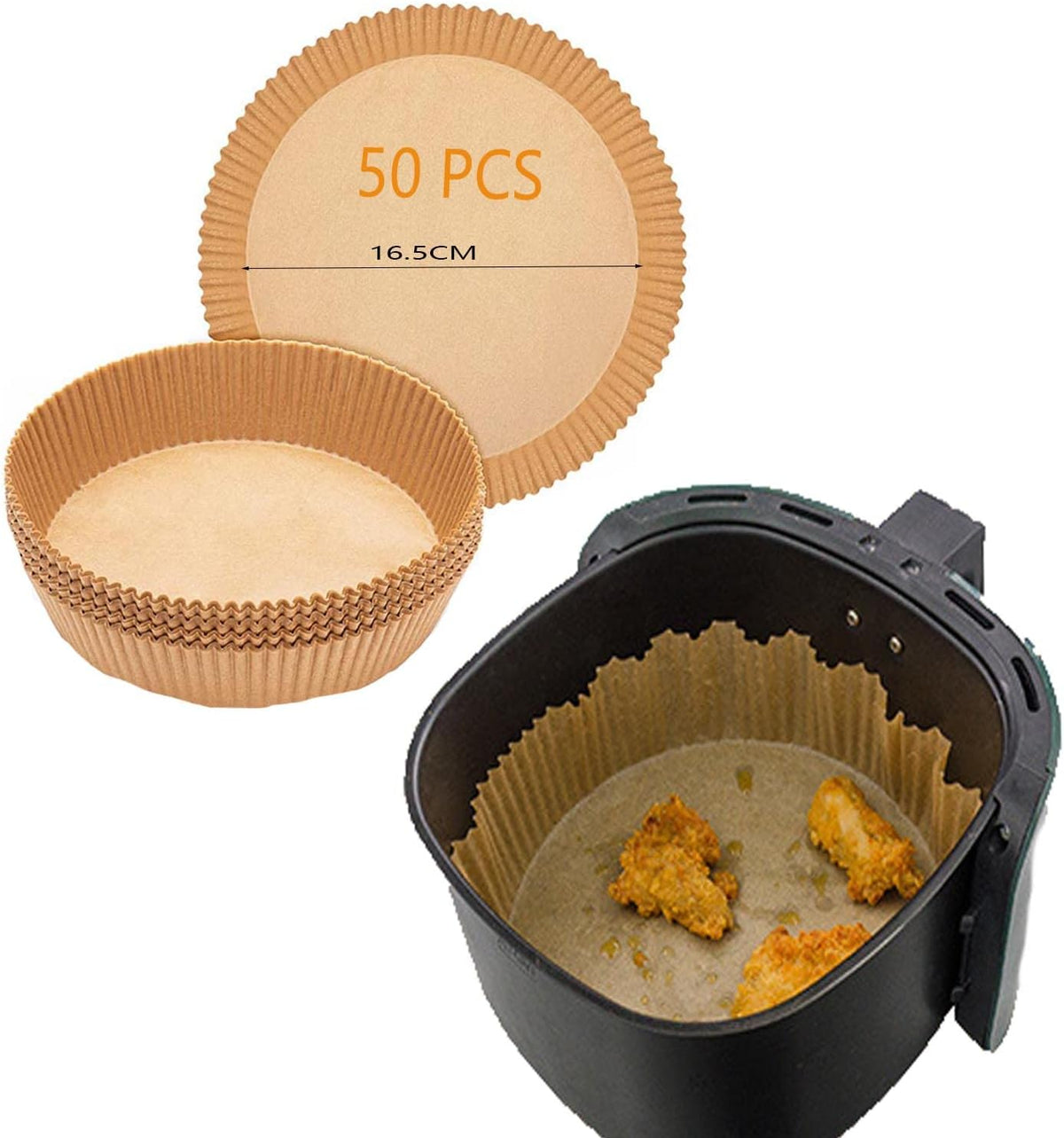 Bac à Papier Air Fryer Rond 16cm | Vin Bouquet