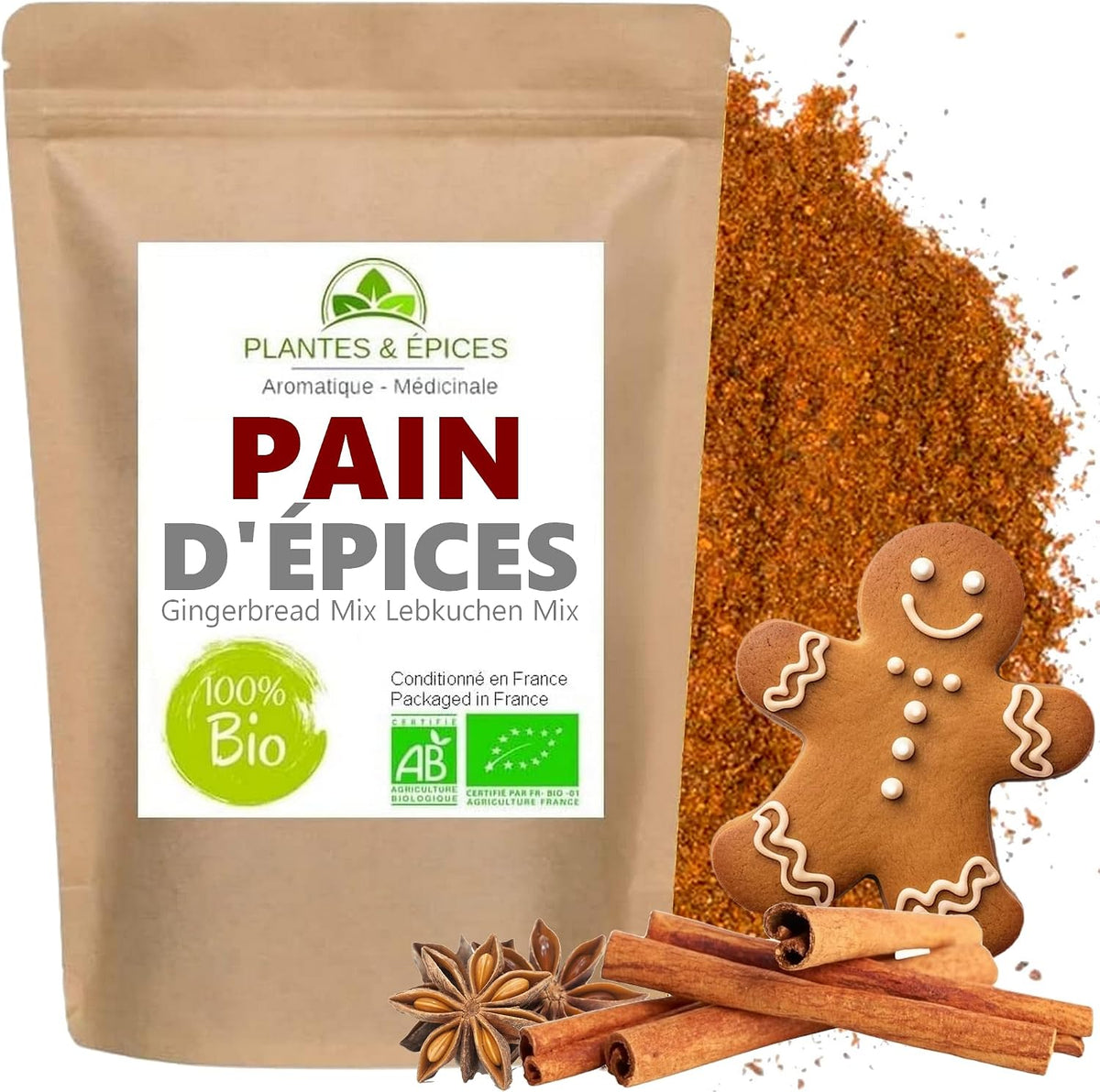 Épices pour Pain d'Épices 100g | Cerf Dellier