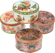 Lot 3 boîtes à biscuits empilables Père Noël | Cerf Dellier