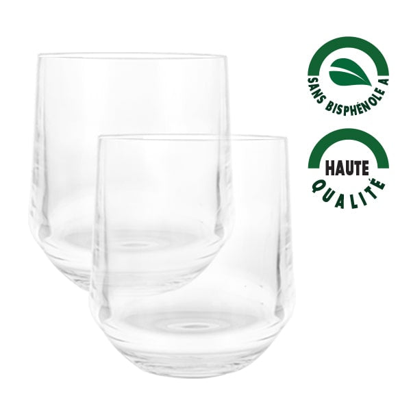 Coffret de 2 verres à eau 320ml | Easy Life