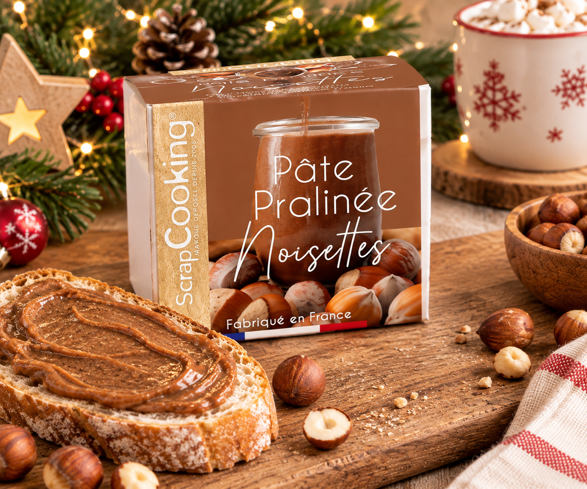 Pâte pure de noisettes torréfiées 200 g | Scrapcooking