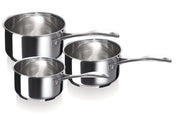 Série de 3 casseroles Chef en inox 18/10 | Beka