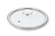 Couvercle en verre cerclé inox Evolution | Beka
