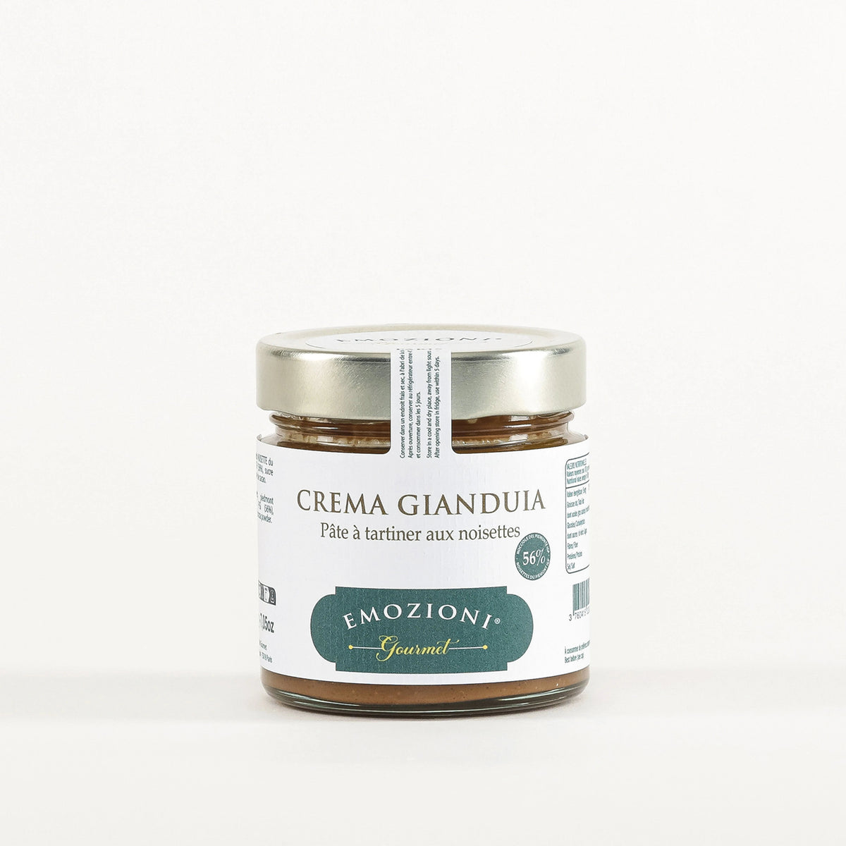 Pâte à tartiner gianduia 56% noisettes | Emozioni Gourmet