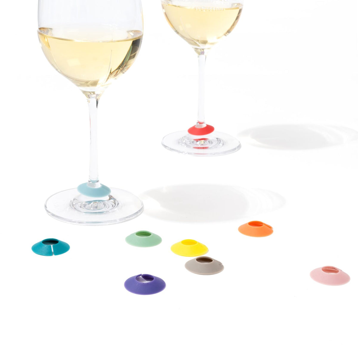 Marque-verres Magnétiques Colorés | Vin Bouquet