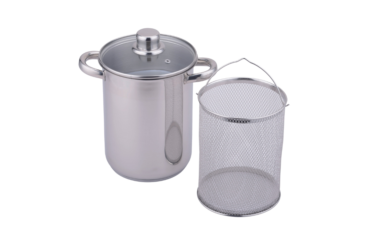 Cuit-asperges vertical en inox 4,4L | Baumalu