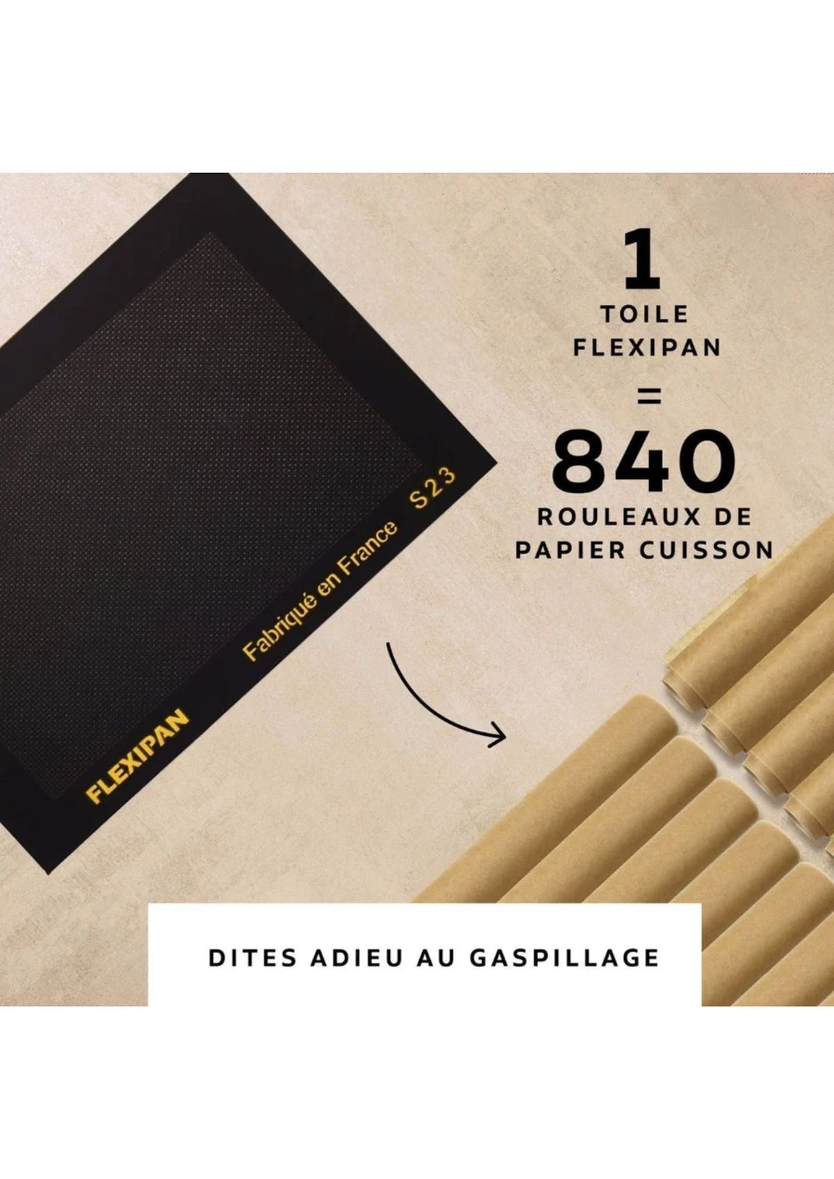 Toile de cuisson multi-usages | Flexipan - vue 3